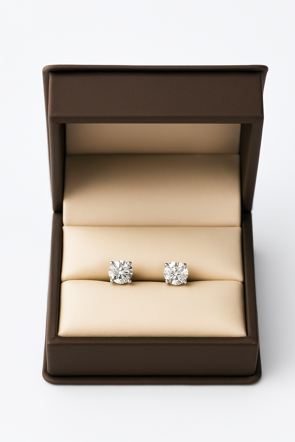 Round Studs 1.0 Carats