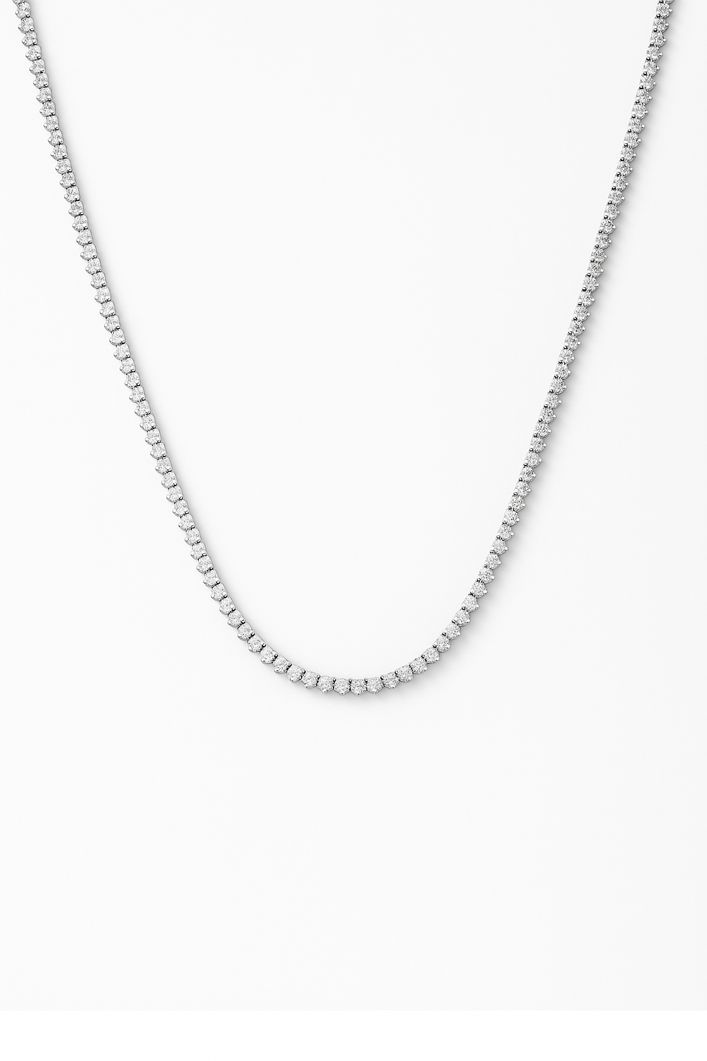 Lab Grown Tennis Necklace 7.0 Carats