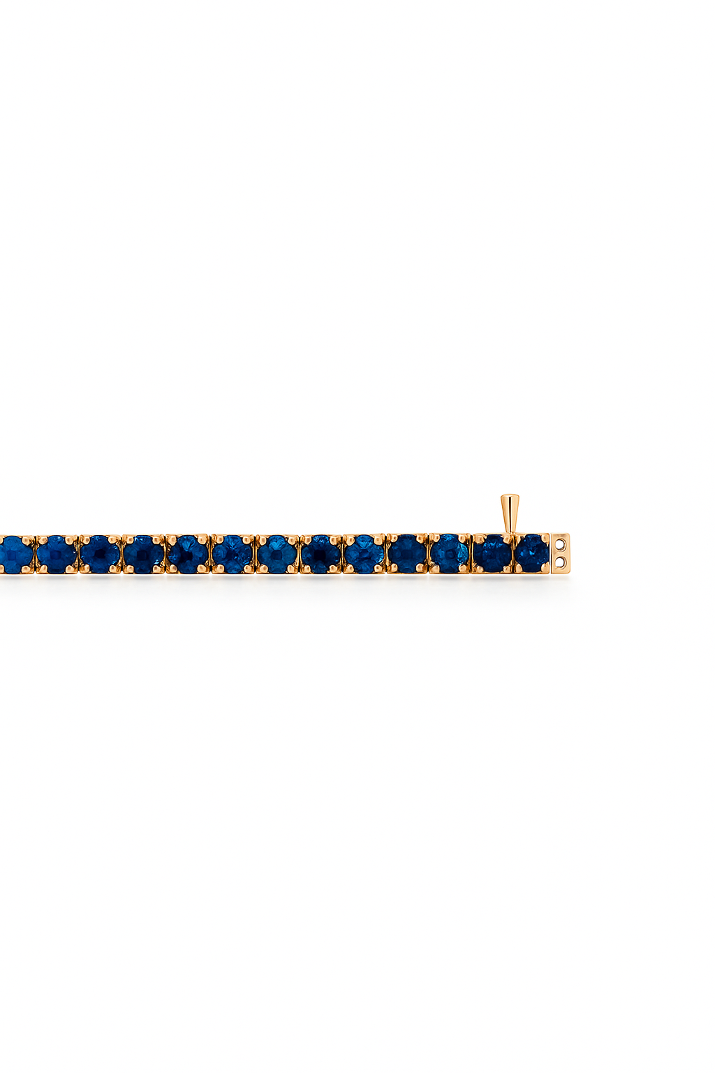SAPPHIRE TENNIS BRACELET 6.0 CARATS