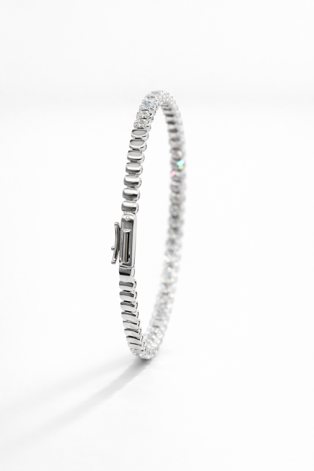 Oval Cut Lab Grown Bangle 5.0 Carats