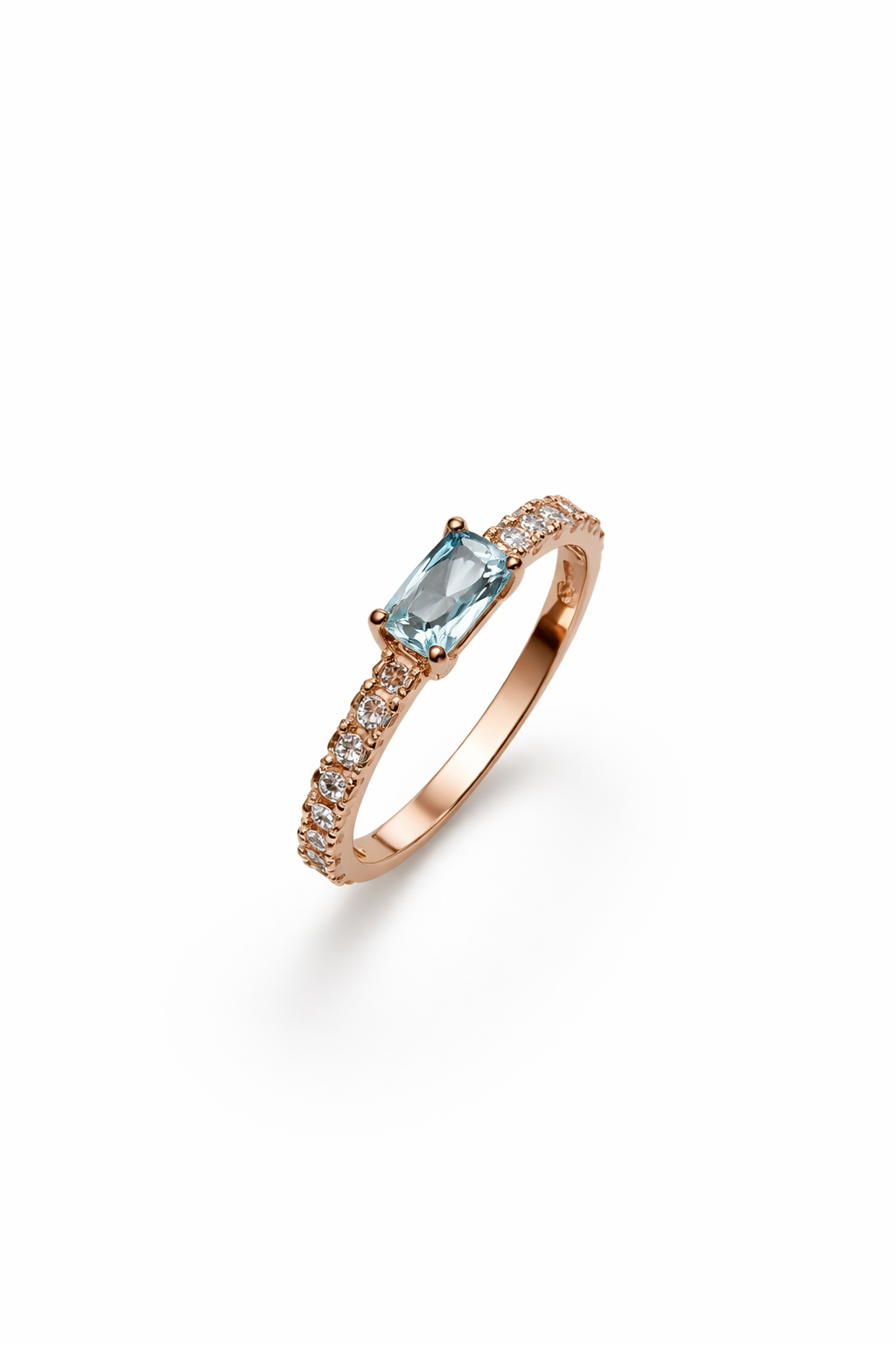 Celeste Ring Aquamarina 1.0 Carat