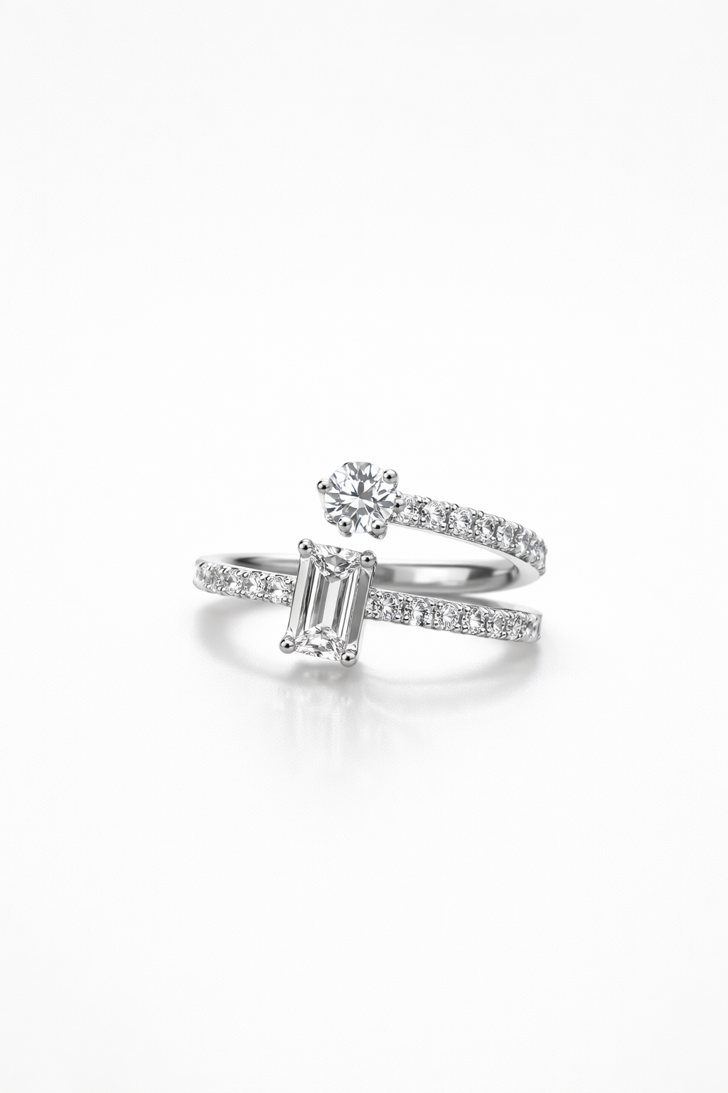 Double Ring 2.0 Carats
