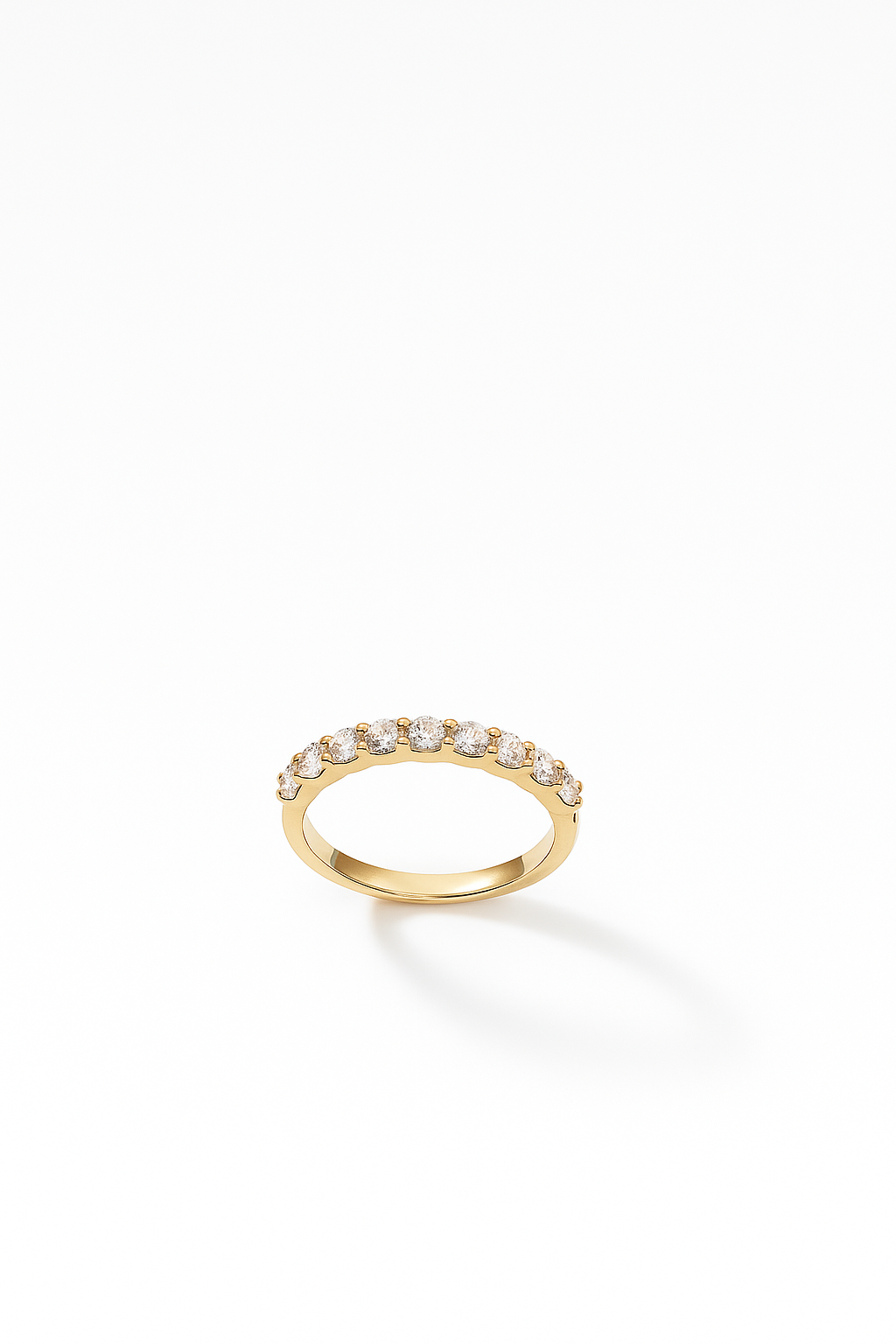 Lab Diamonds Half Eternity Ring 1.0 Carats