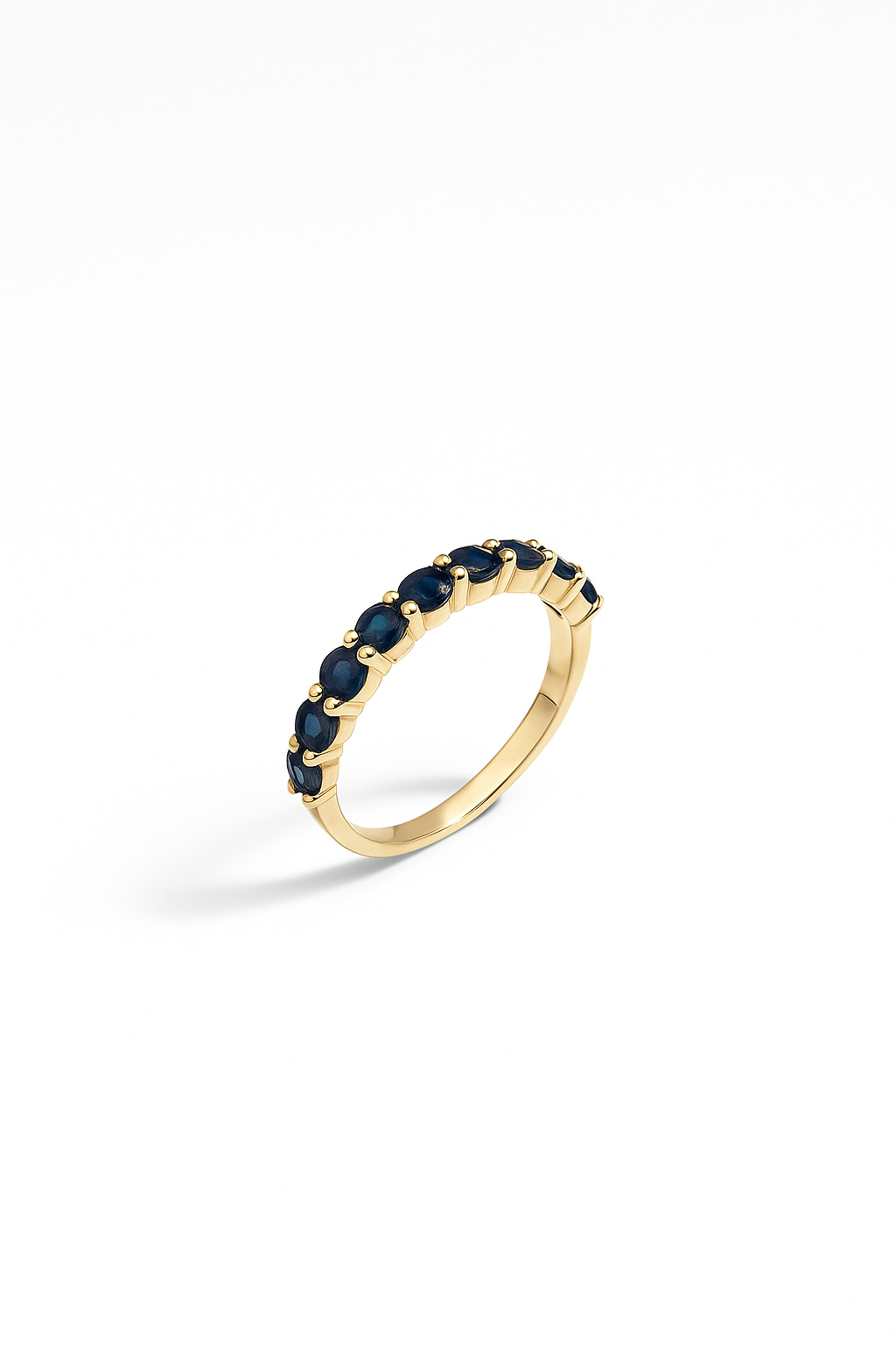Sapphire Half Eternity Ring 1.4 Carats