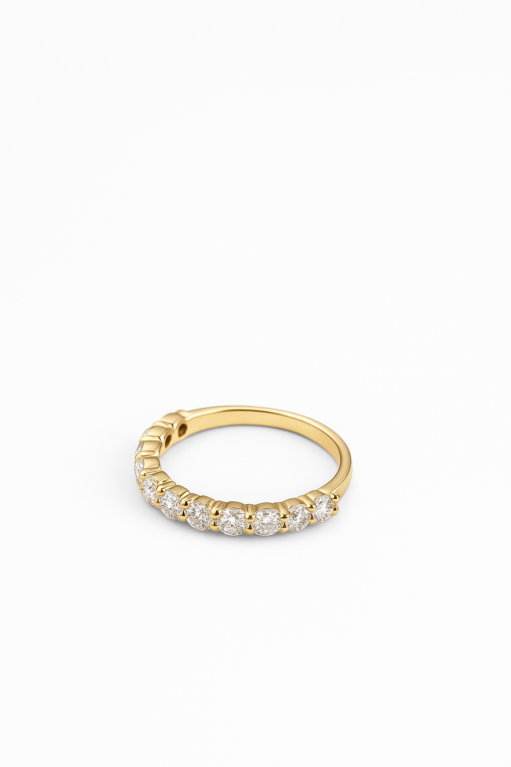 Lab Grown Half Eternity Ring 1.5 Carats
