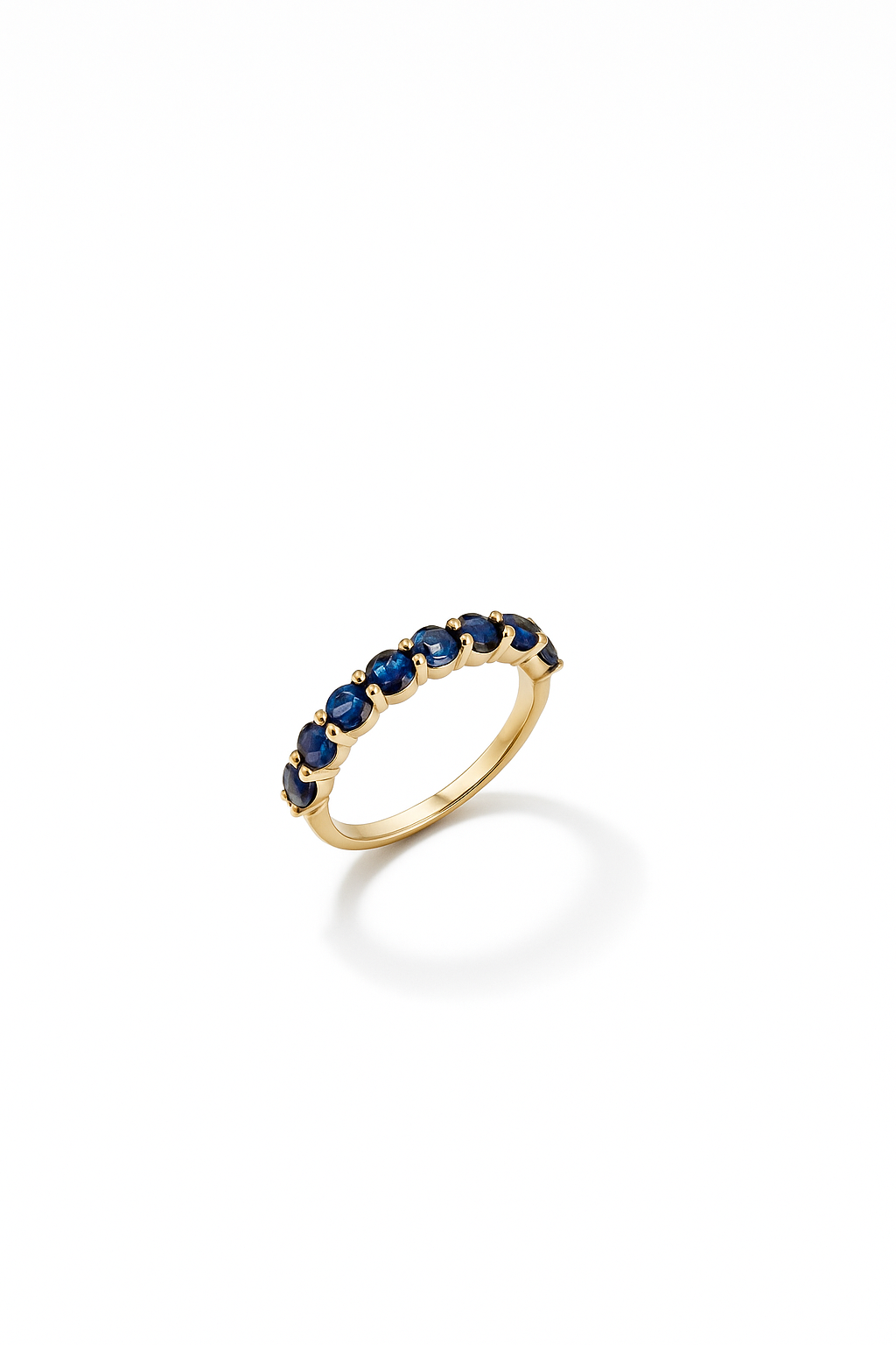 Sapphire Half Eternity Ring 1.85 Carats