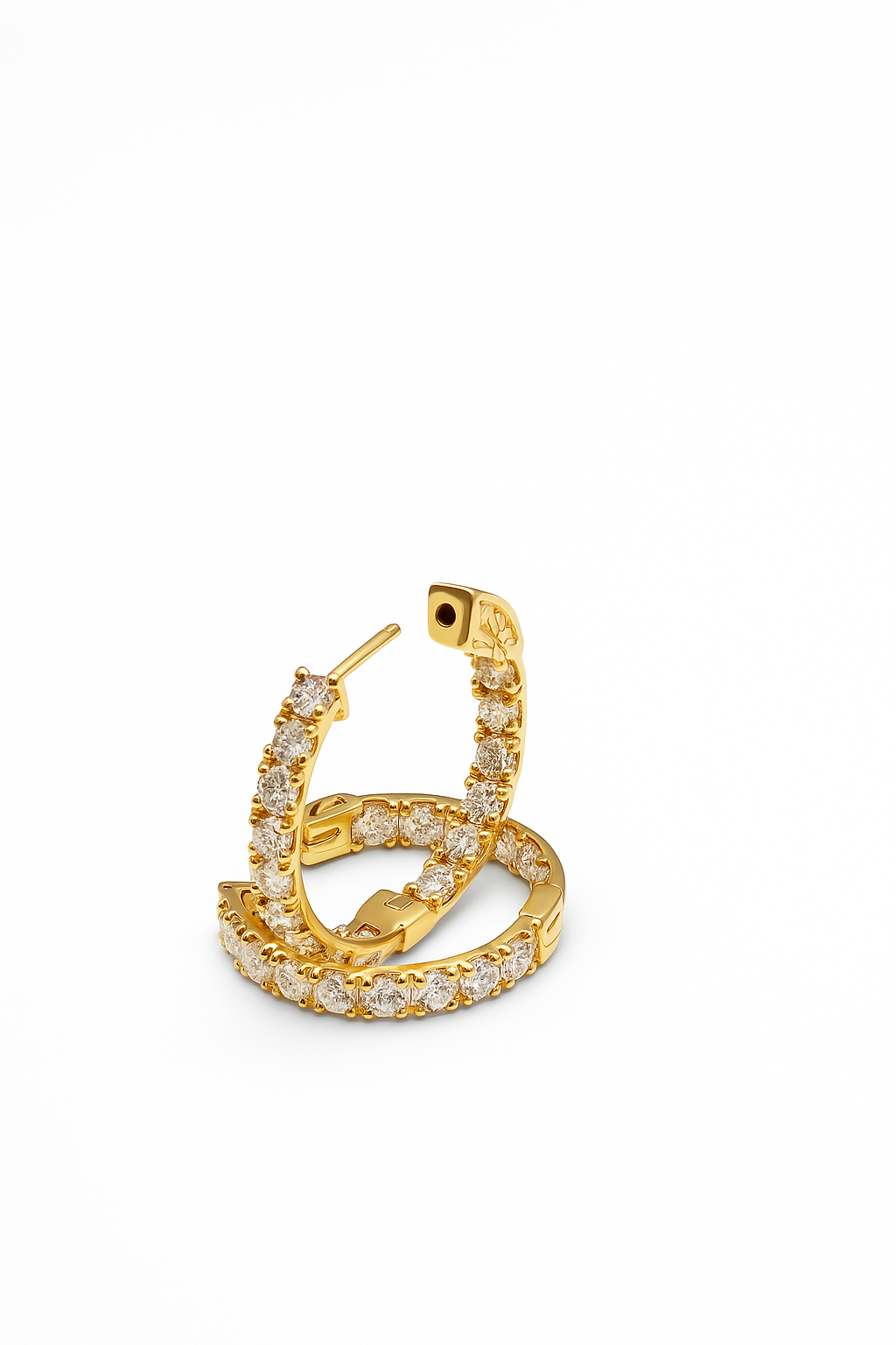 Lab Grown Hoops 3.0 Carats