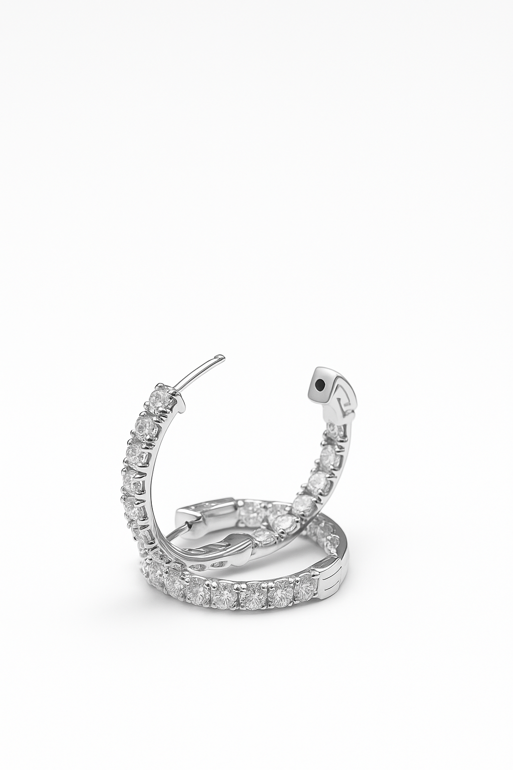 Lab Grown Hoops 3.0 Carats