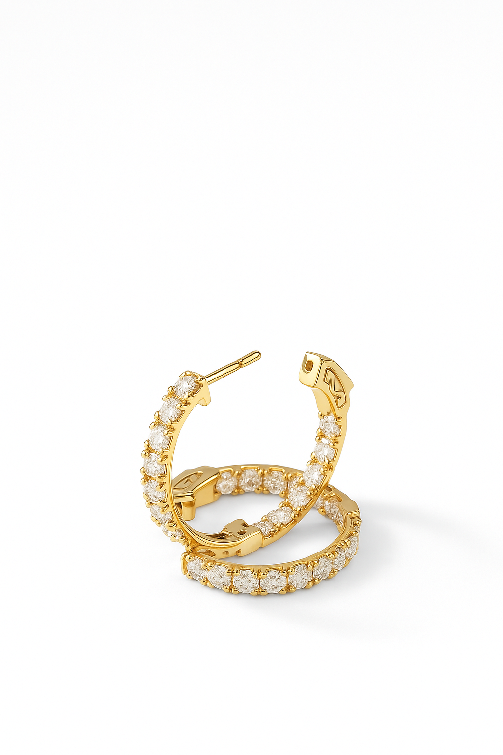 Lab Grown Hoops 2.0 Carats