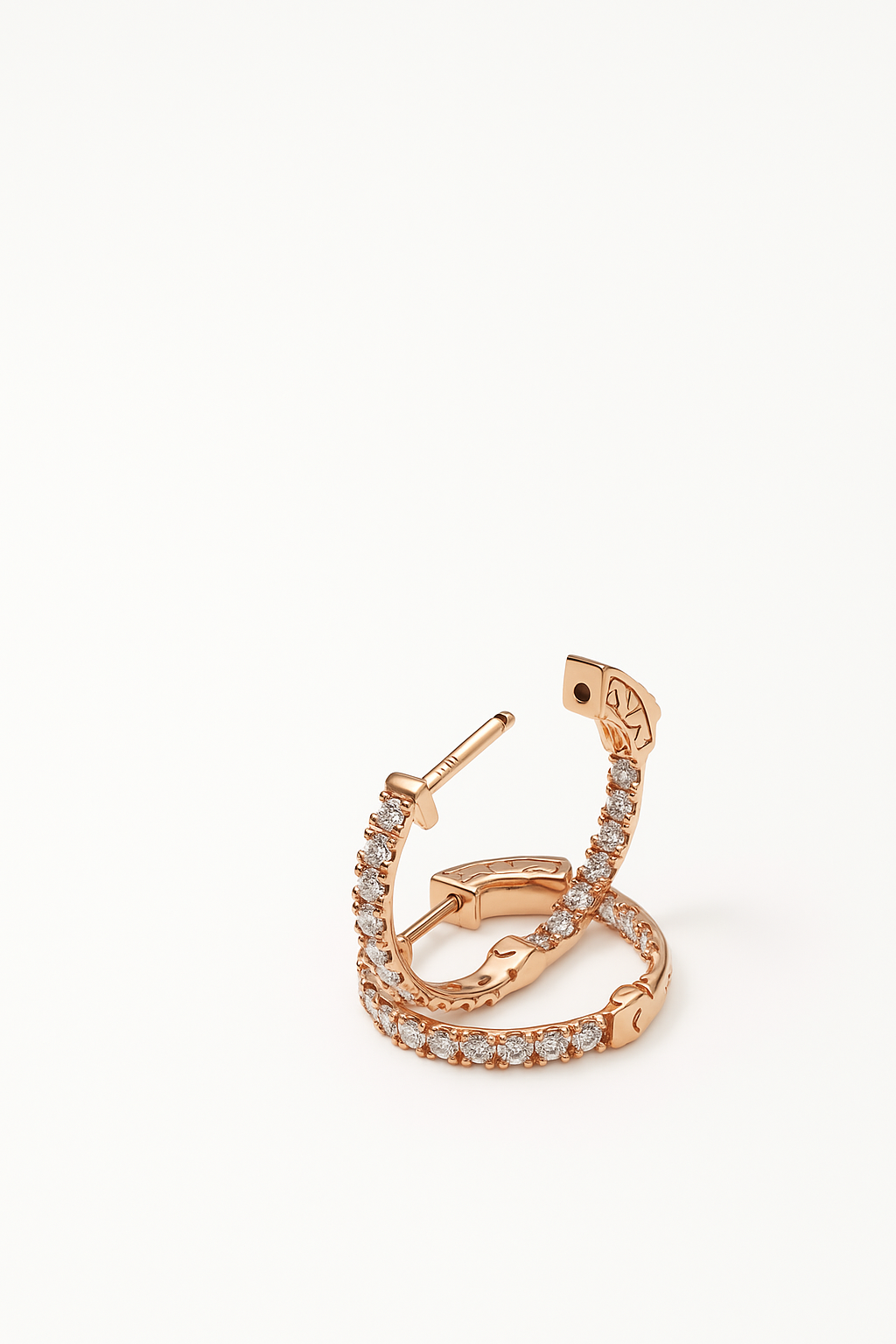 Lab Grown Hoops 1.0 Carat