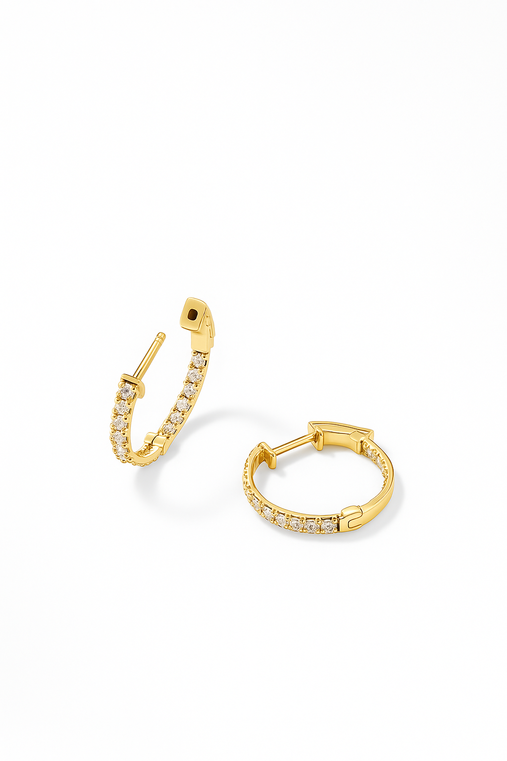 Lab Grown Hoops 1.0 Carat