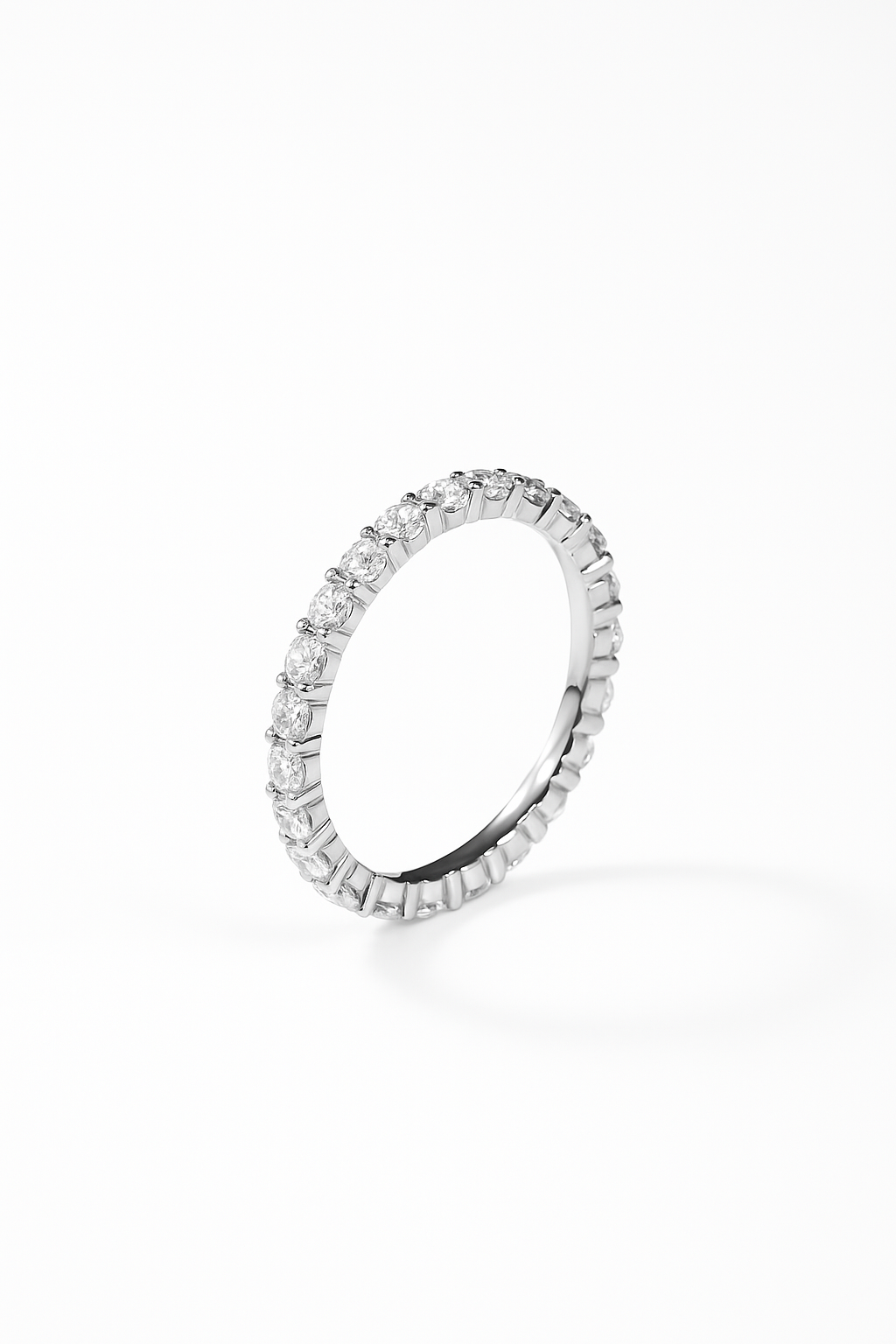 Lab Grown Round Eternity Ring 2.2 Carats