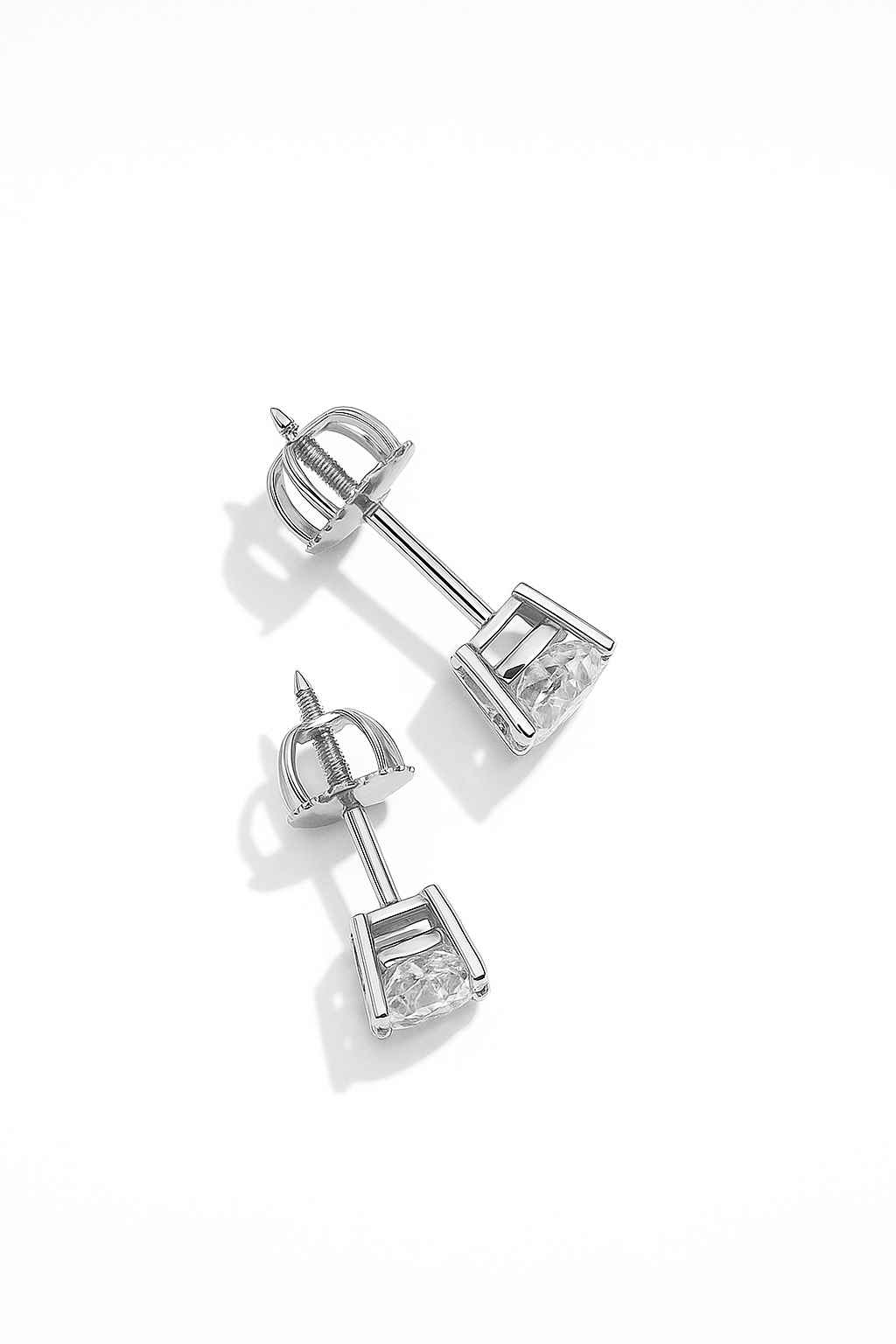 Round Studs 1.0 Carats