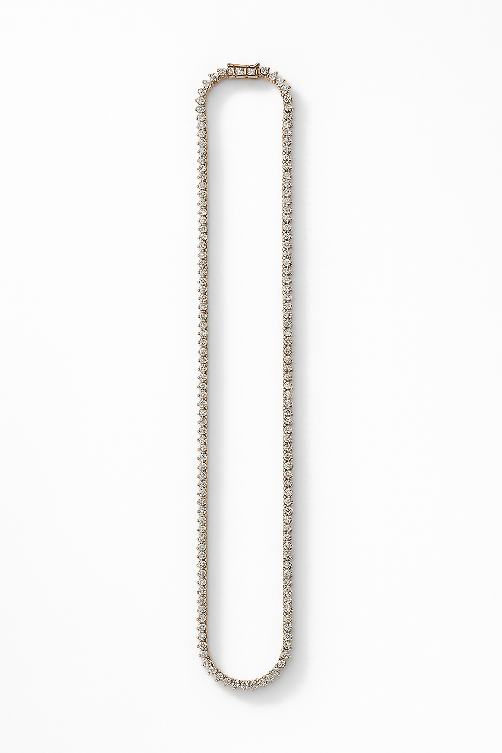 Lab Grown Tennis Necklace 7.0 Carats