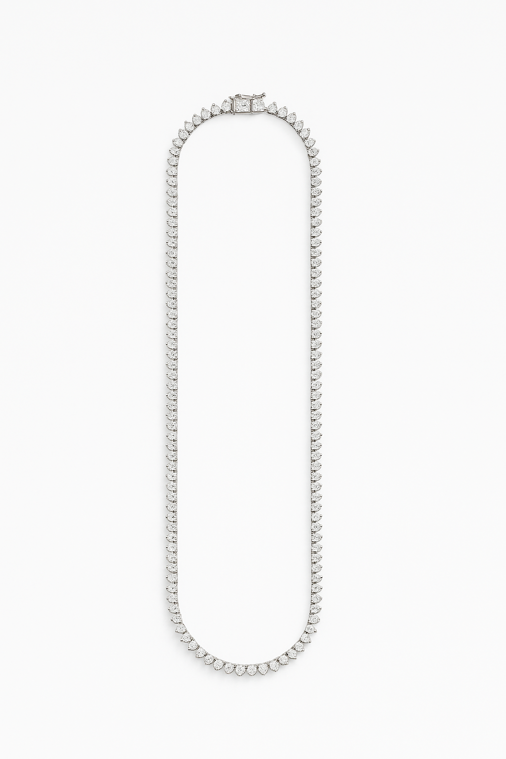 Lab Grown Tennis Necklace 11.0 Carats