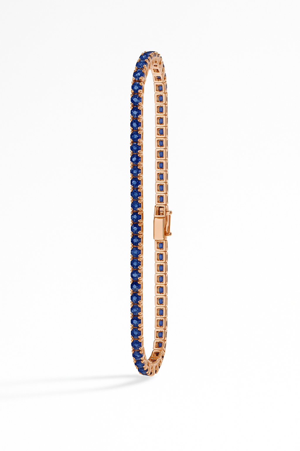SAPPHIRE TENNIS BRACELET 6.0 CARATS