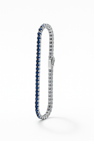 SAPPHIRE TENNIS BRACELET 6.O CARATS