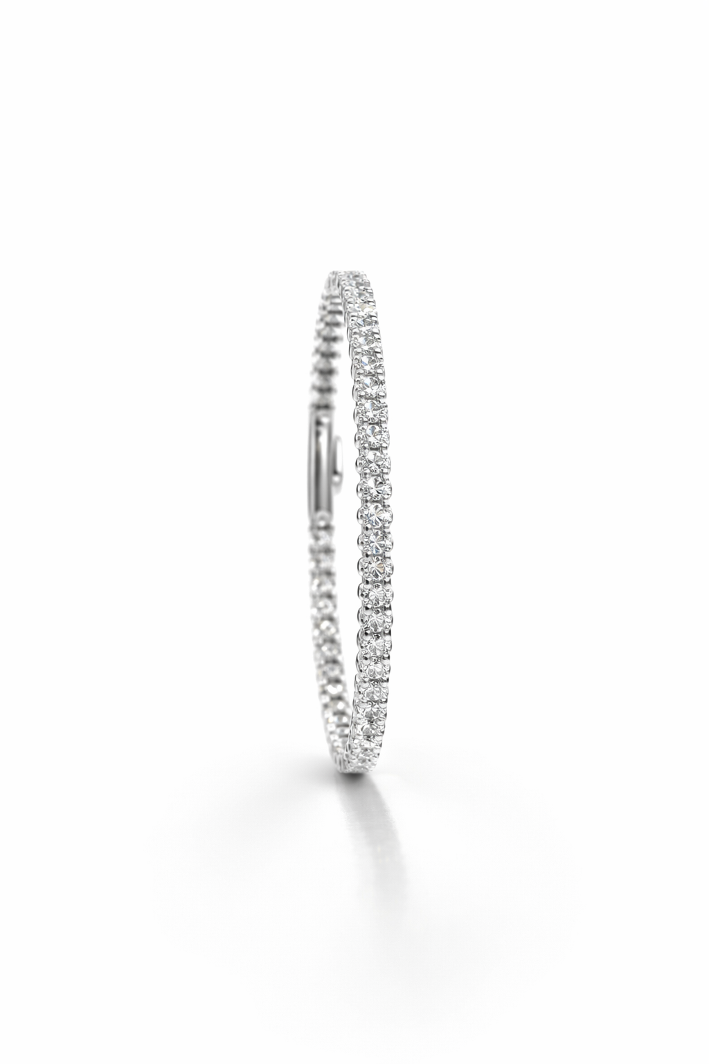 Oval Cut Lab Grown Bangle 5.0 Carats