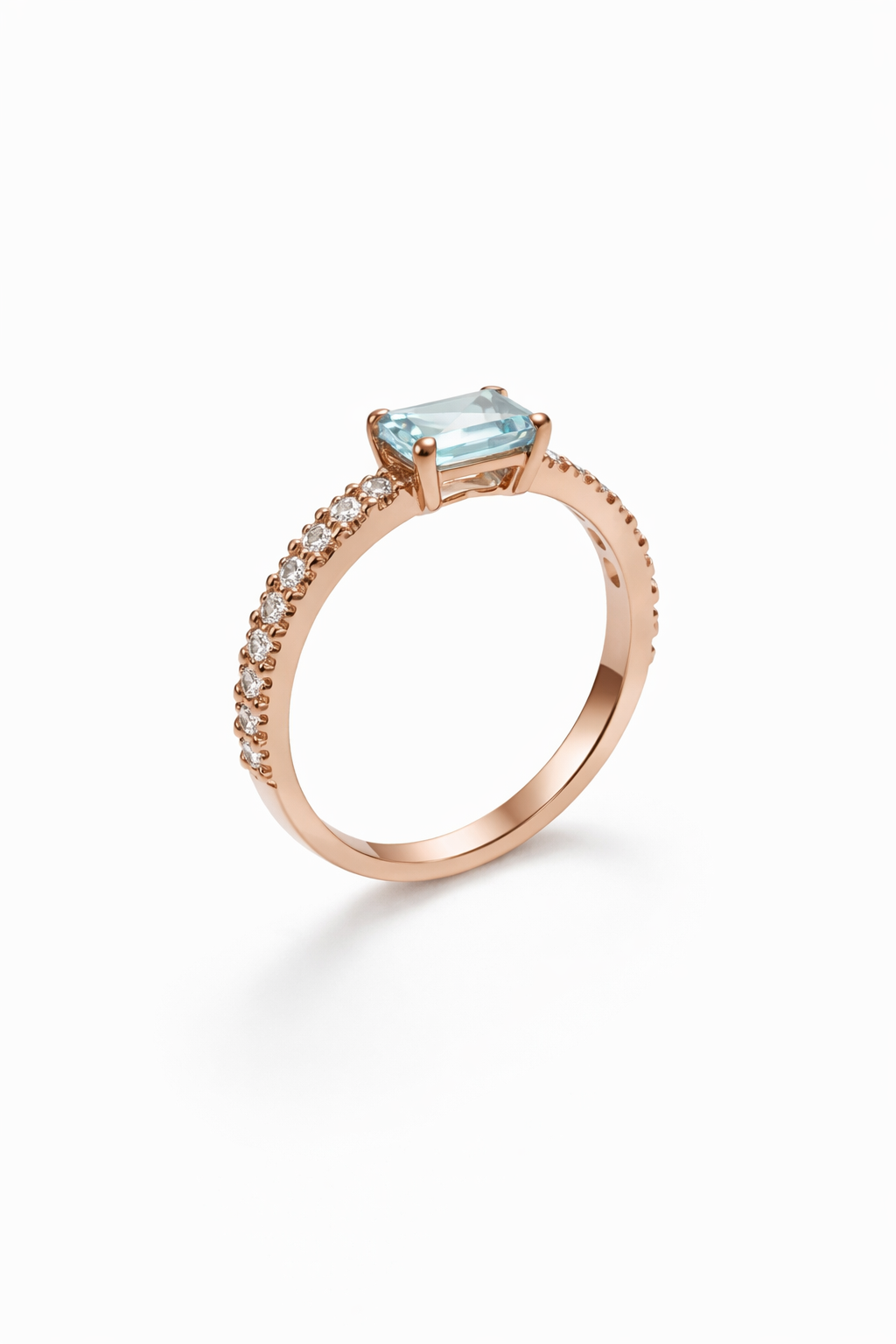 Celeste Ring Aquamarina 1.0 Carat