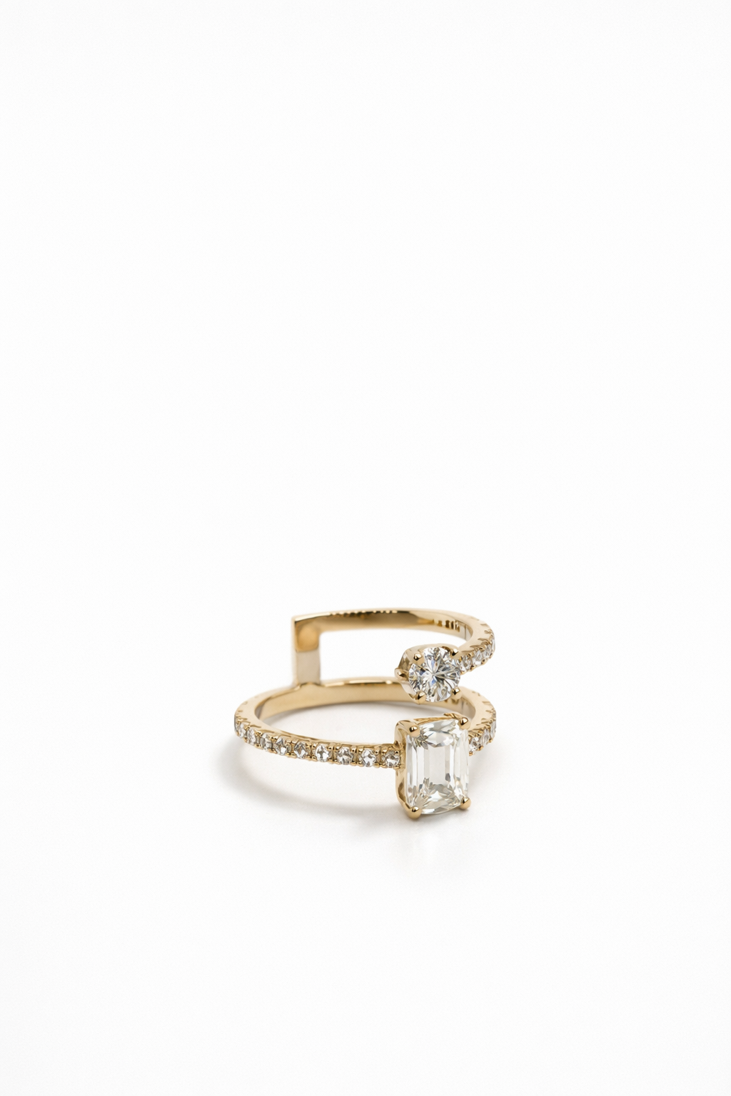 Double Ring 2.0 Carats