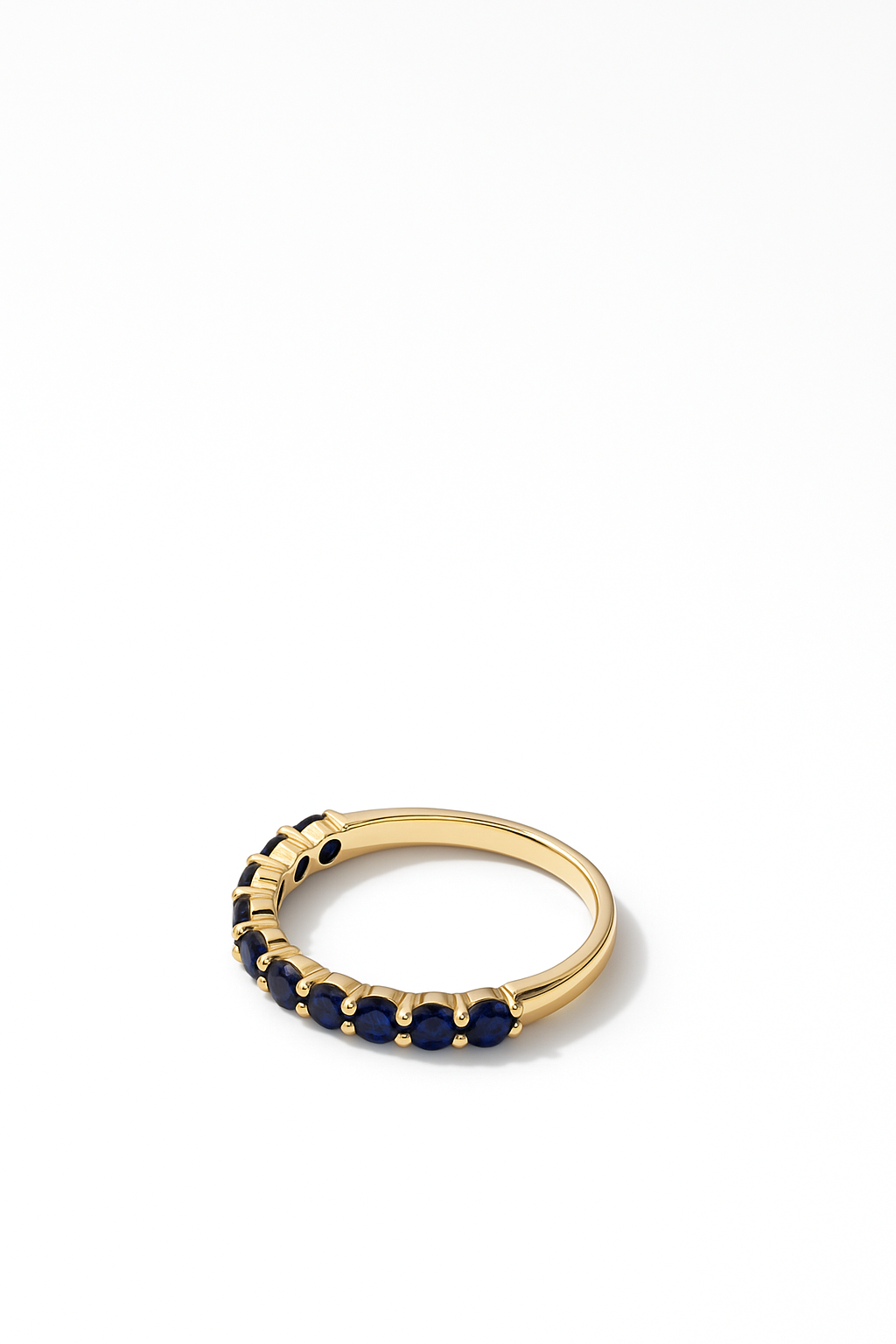 Sapphire Half Eternity Ring 1.4 Carats