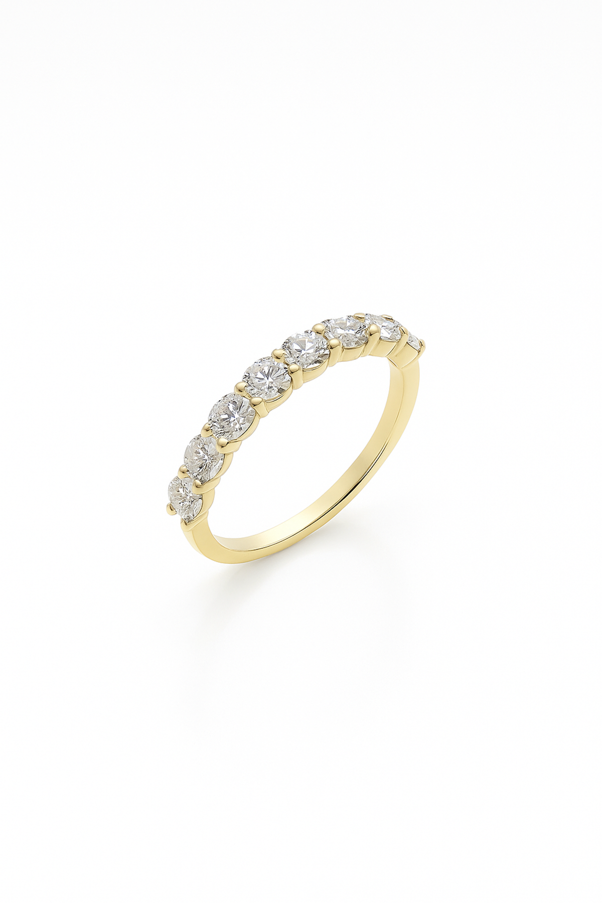Lab Grown Half Eternity Ring 1.0 Carats