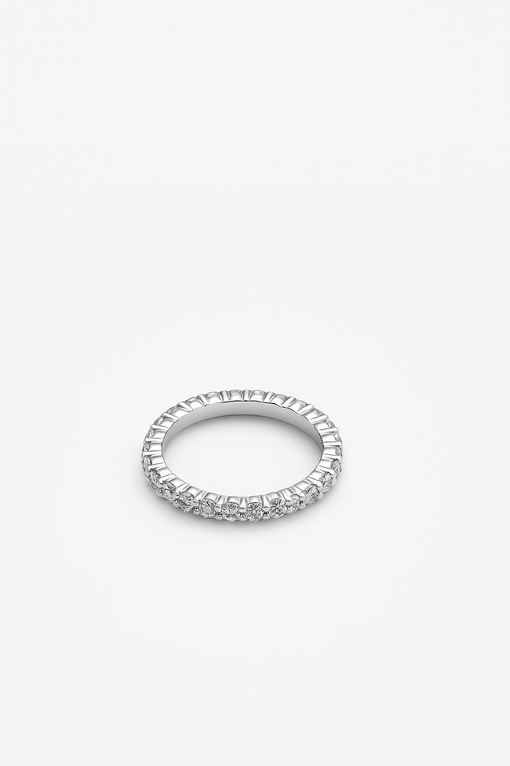 Lab Grown Round Eternity Ring 2.2 Carats