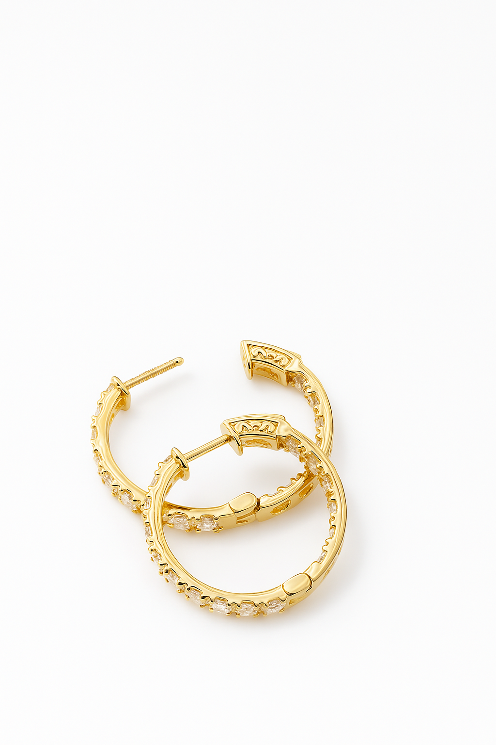 Lab Grown Hoops 3.0 Carats