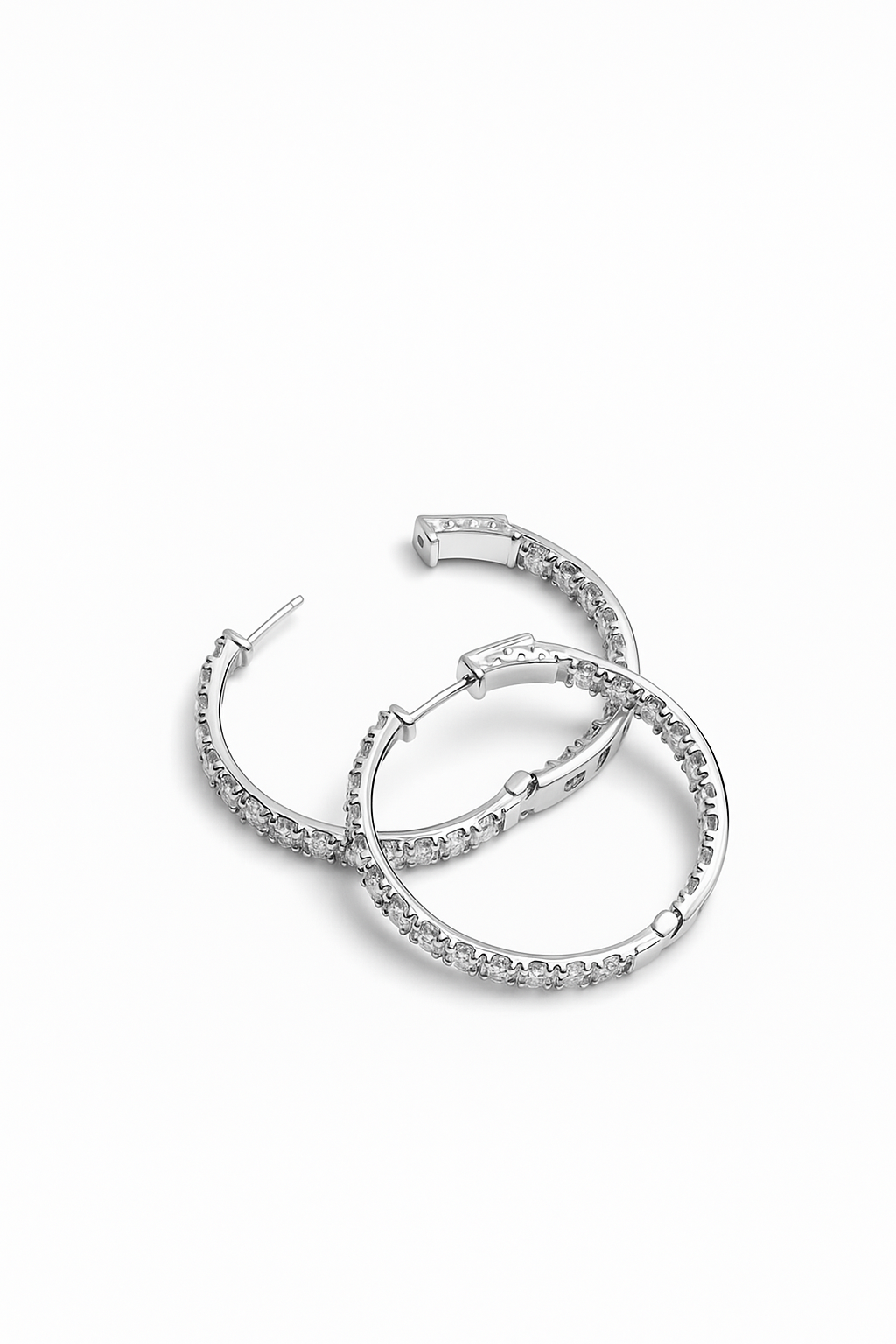 Lab Grown Hoops 7.0 Carats