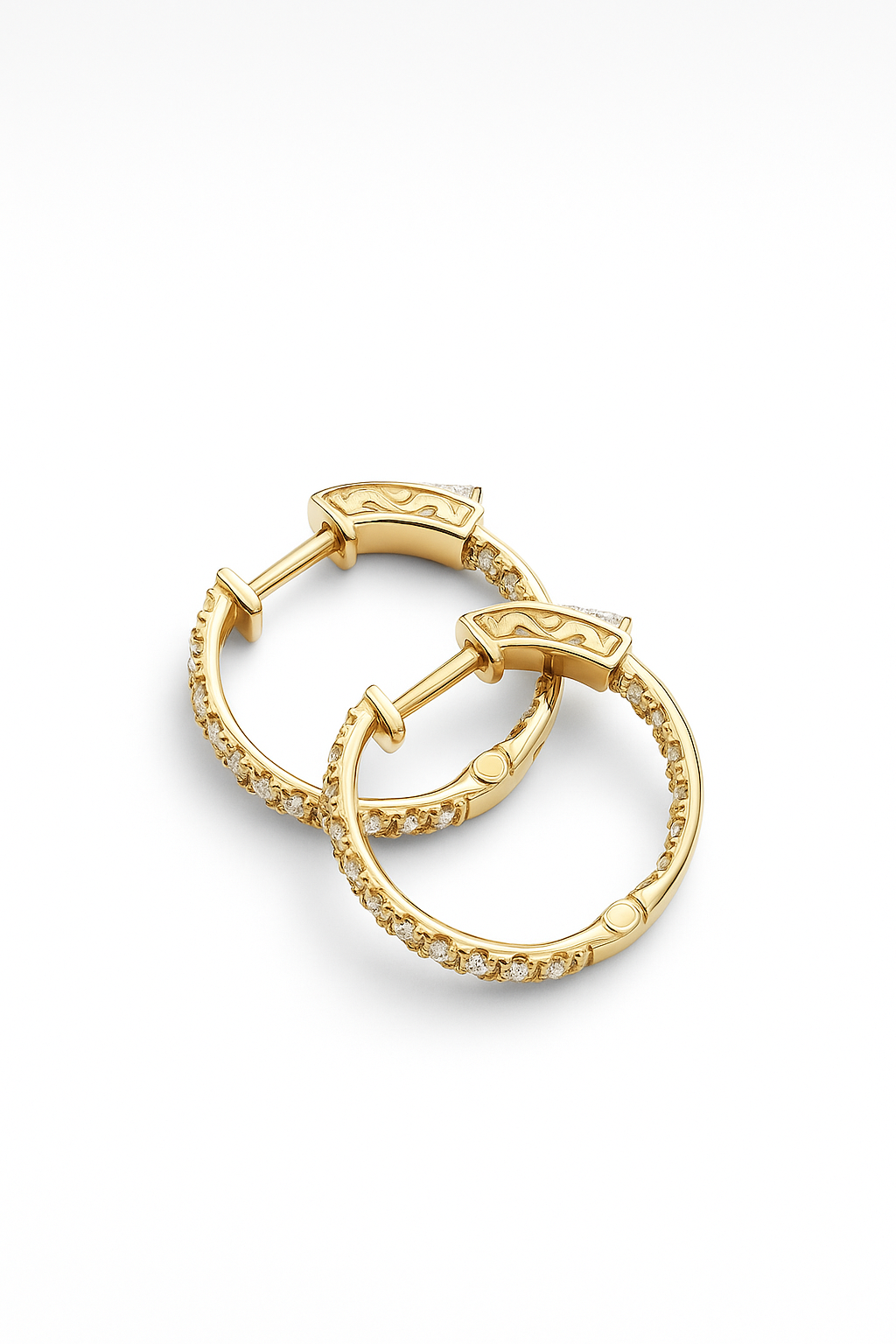 Lab Grown Hoops 1.0 Carat