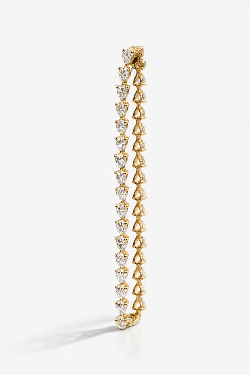 Lab Grown Pear Shape Tennis Bracelet 5.3 Carats