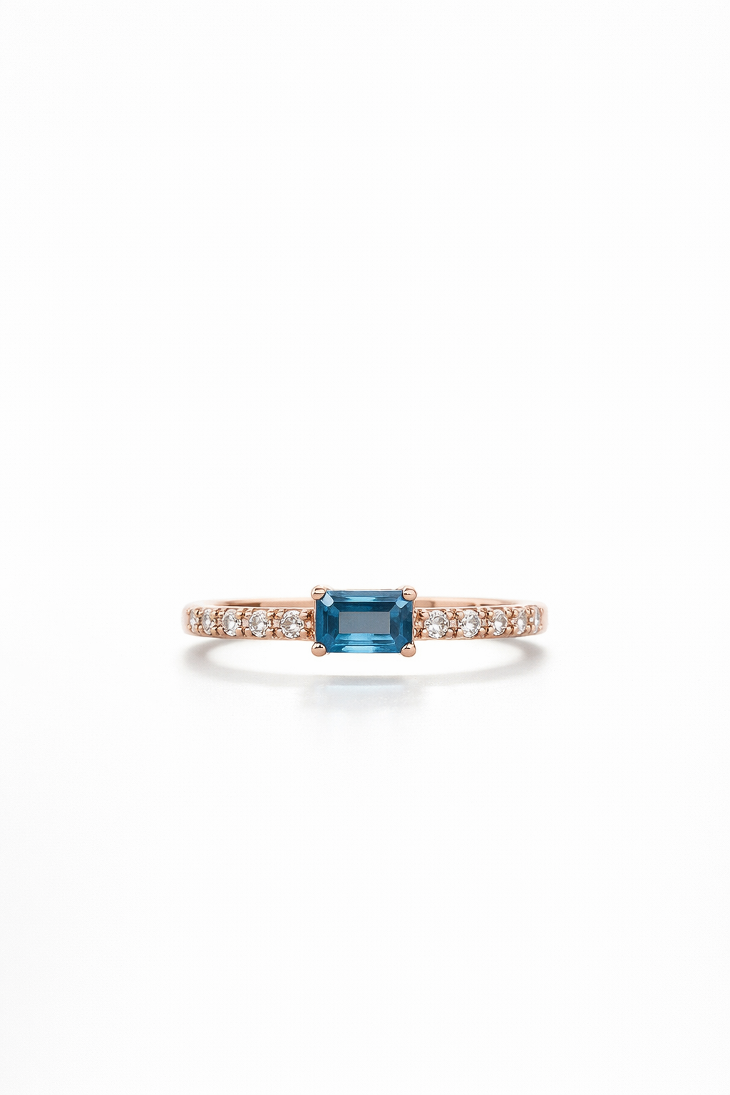 Celeste Ring Aquamarina 1.0 Carat