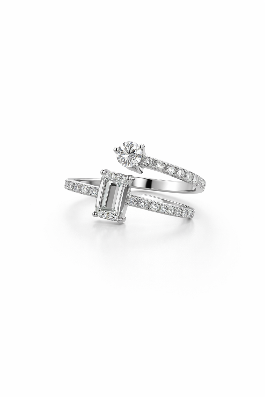 Double Ring 2.0 Carats