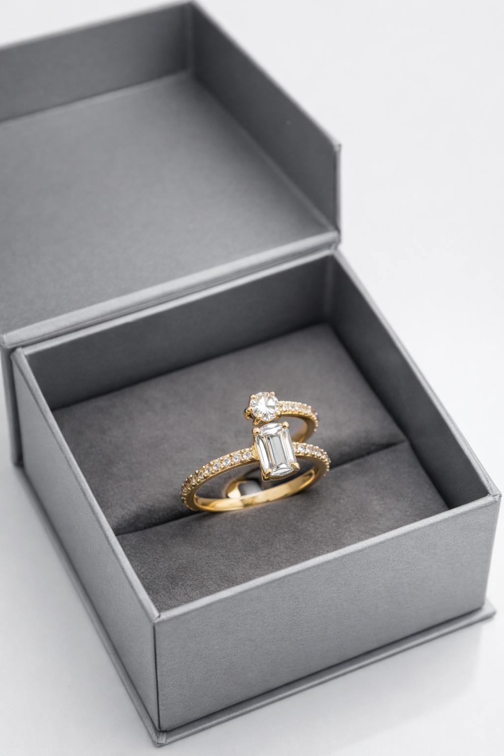 Double Ring 2.0 Carats