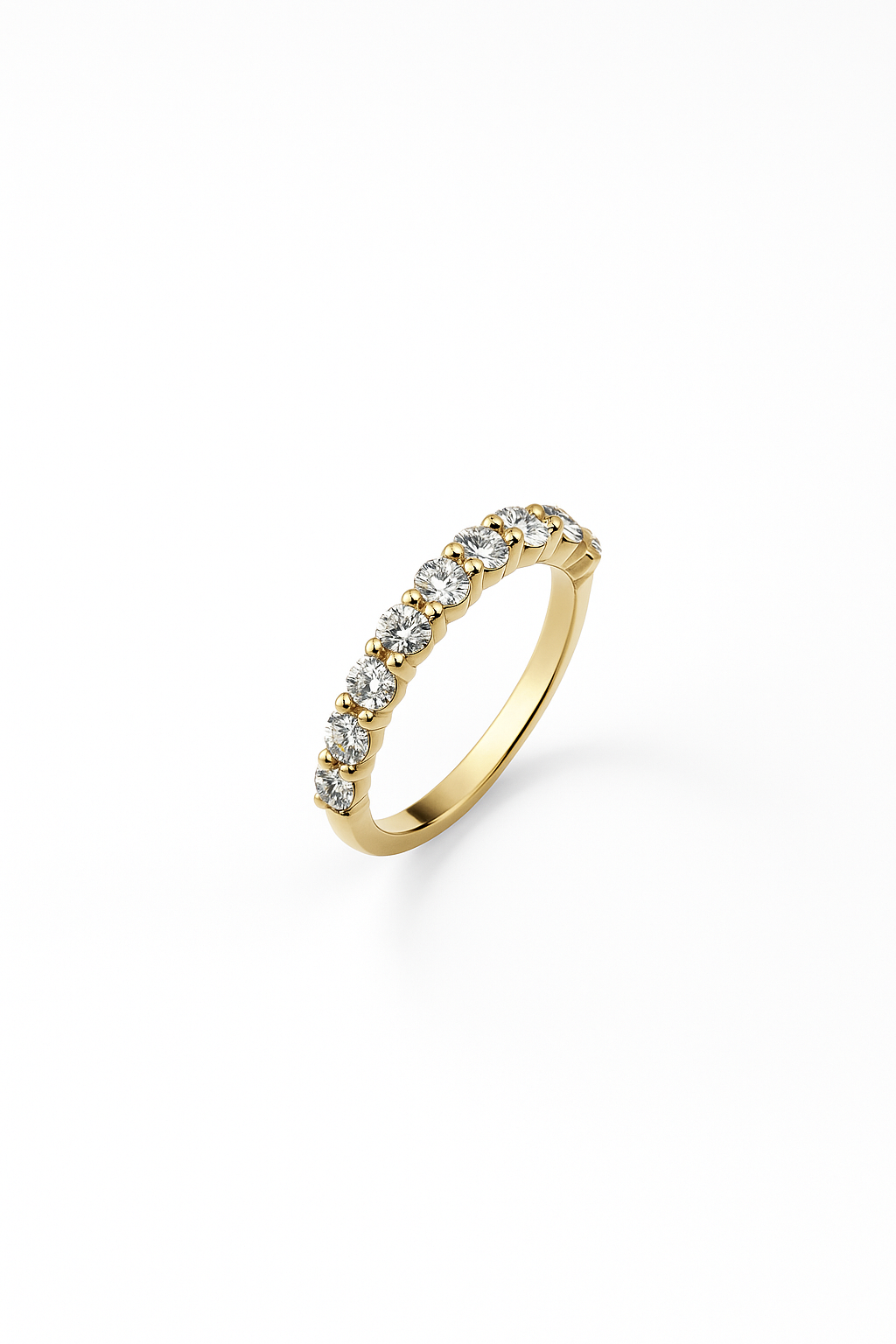 Lab Grown Half Eternity Ring 1.5 Carats