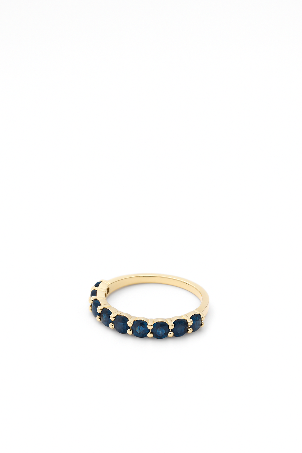 Sapphire Half Eternity Ring 1.85 Carats