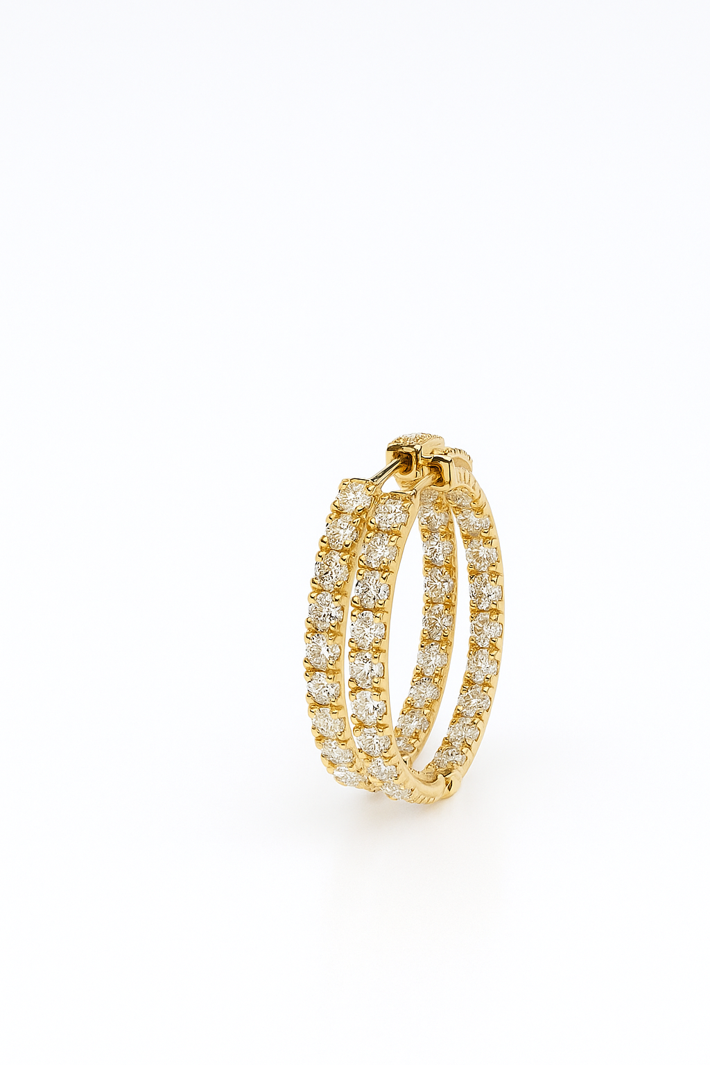 Lab Grown Hoops 5.0 Carats