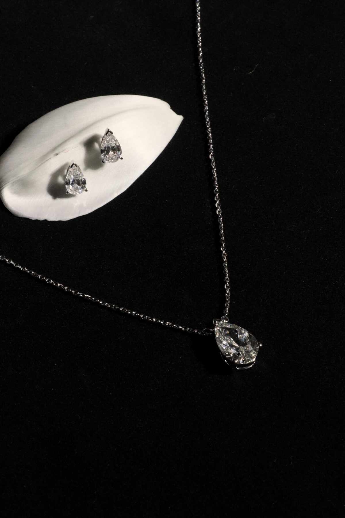 Pear Shape Necklace 3.0 carats